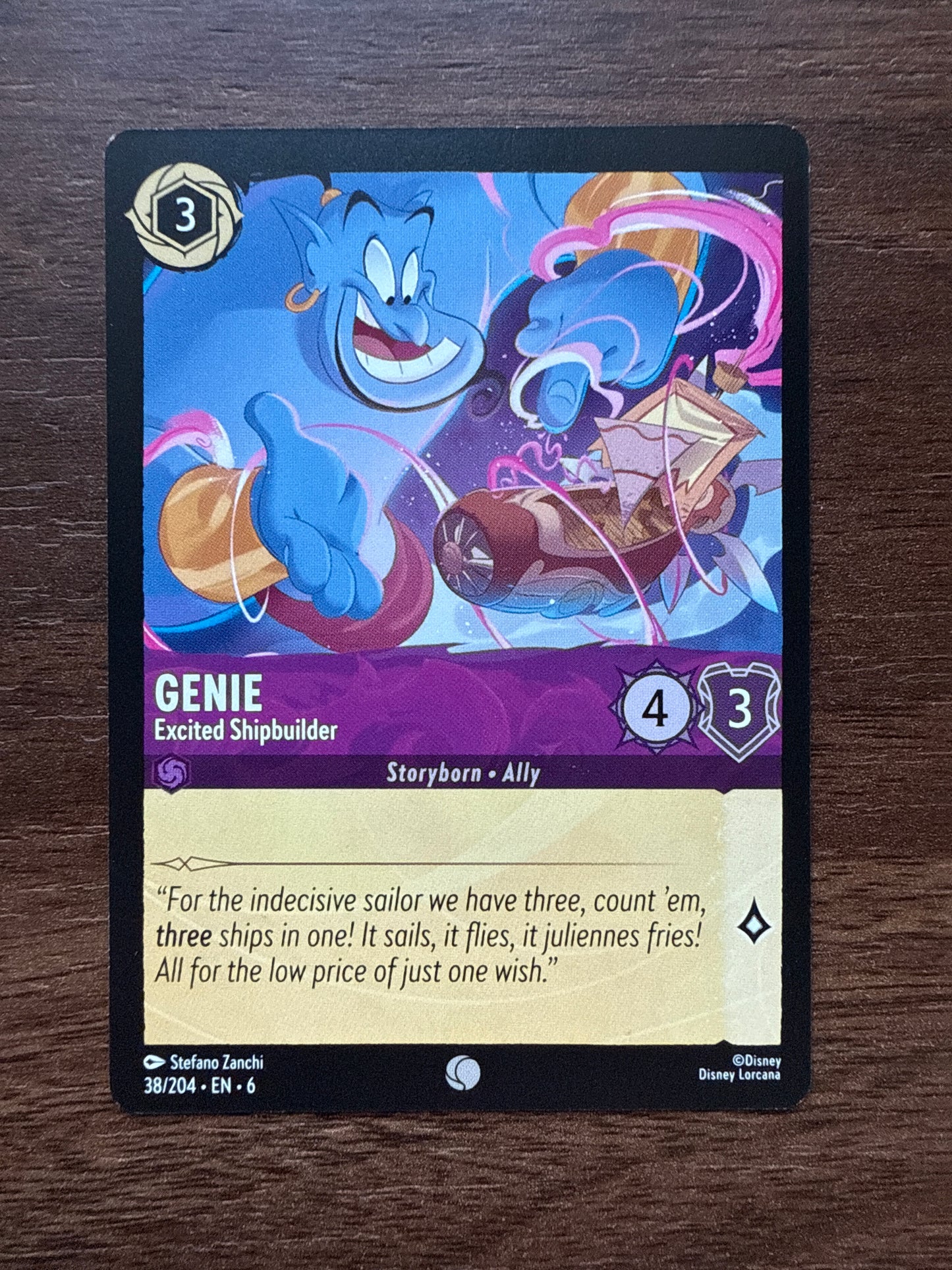 Genie Common Card | Azurite Sea | 038/204