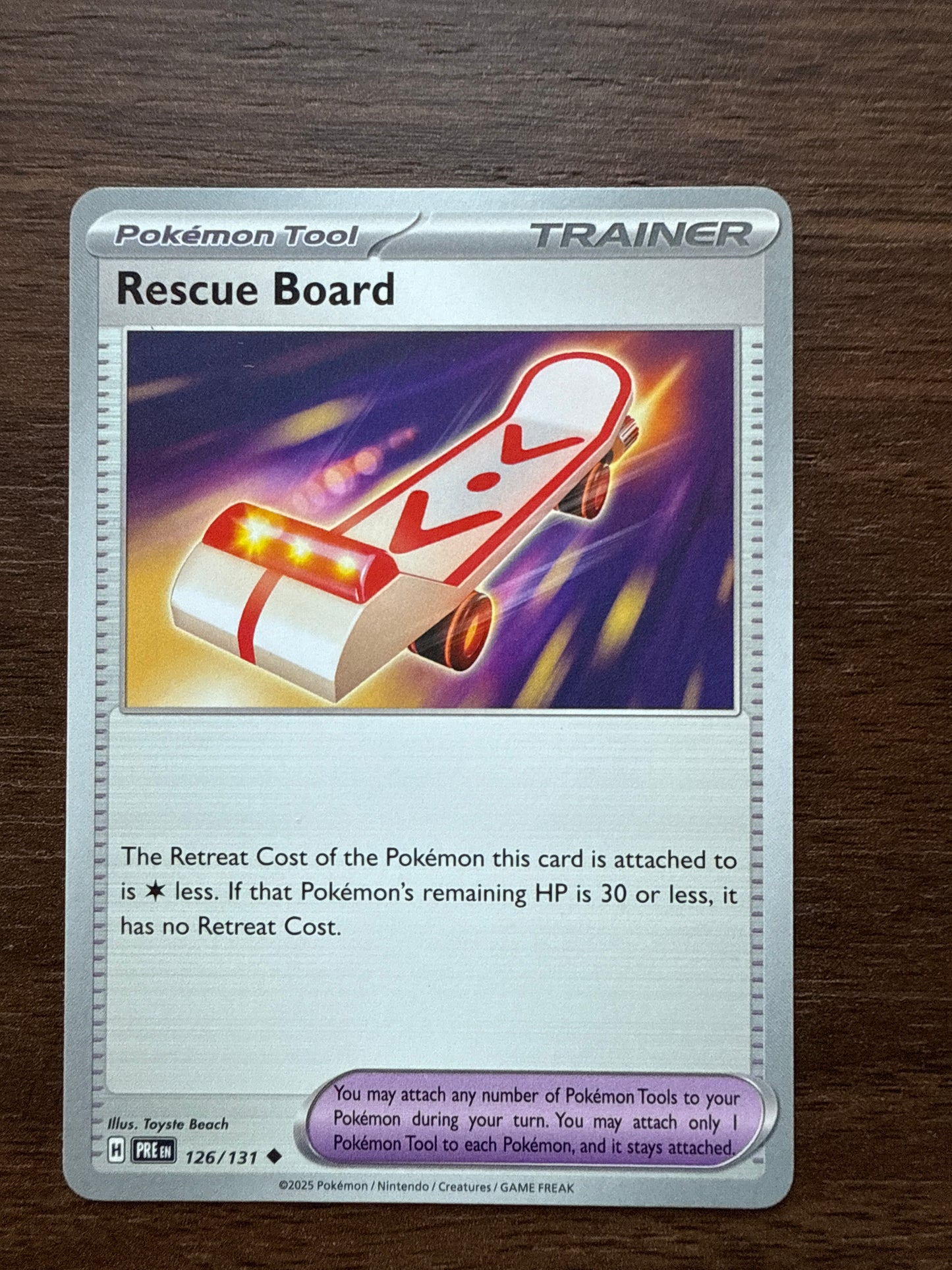 Rescue Board Common | Prismatic Evolutions | 126/131