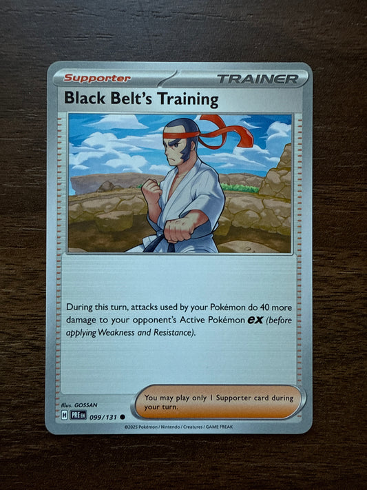 Black Belt's Training Common | Prismatic Evolutions | 099/131