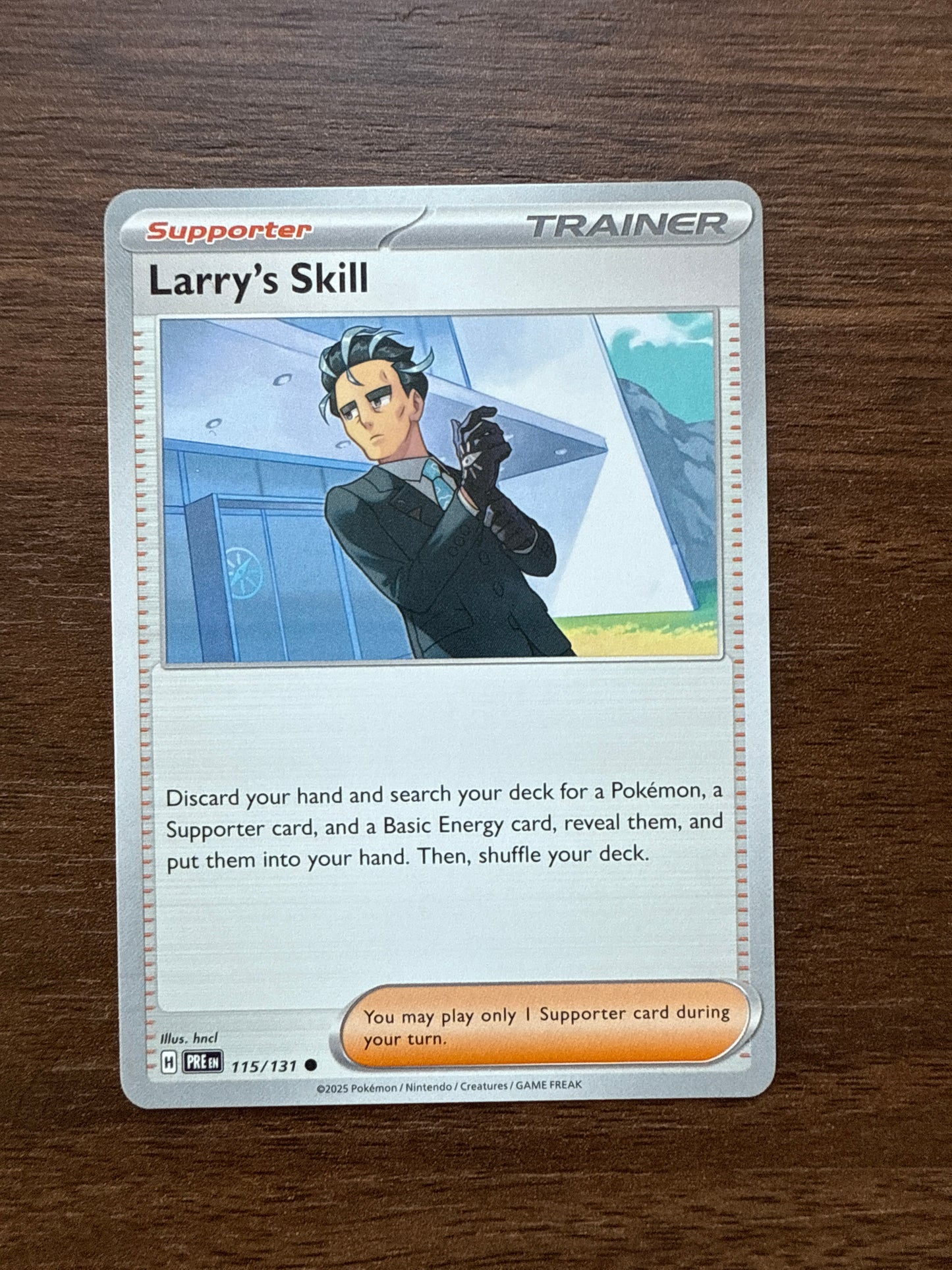 Larry's Skill Common | Prismatic Evolutions | 115/131