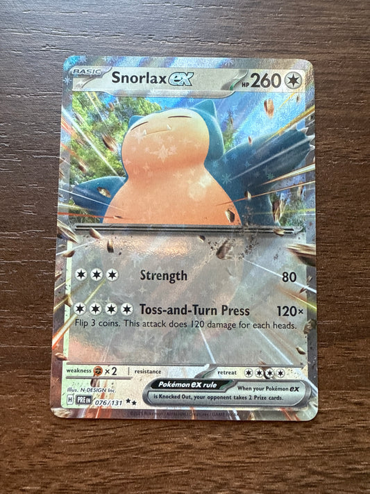 Snorlax ex Holo | Prismatic Evolutions | 076/131
