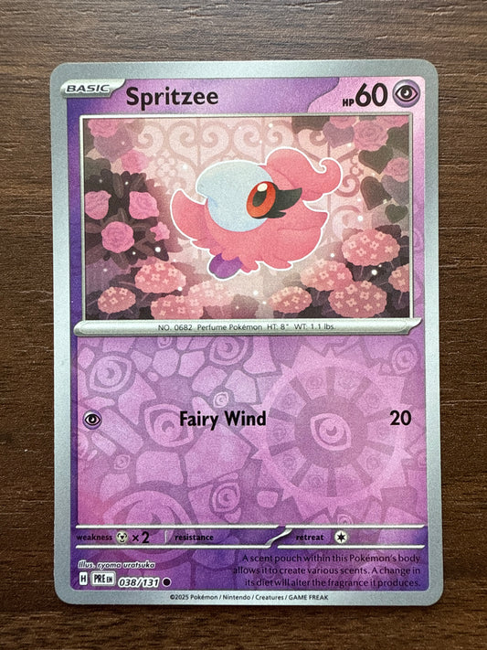 Spritzee Rev Holo | Prismatic Evolutions | 038/131