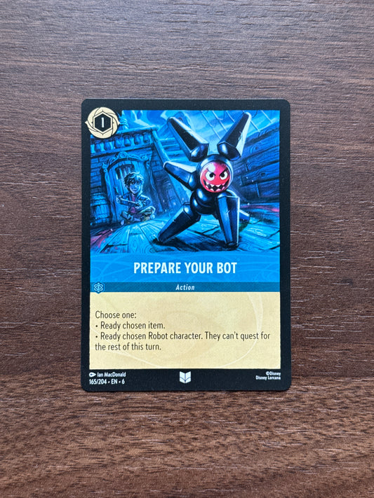 165/204 | Prepare Your Bot Uncommon Card | Azurite Sea