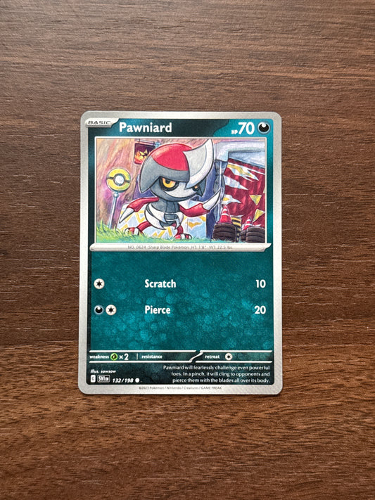 132/198 | Pawniard Common | Scarlet & Violet Base