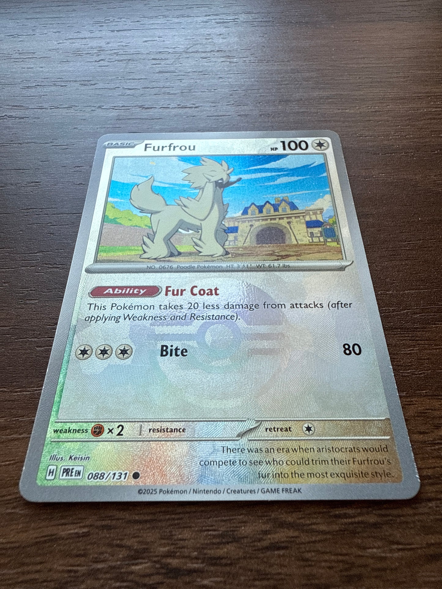 Furfrou Pokeball | Prismatic Evolutions | 088/131