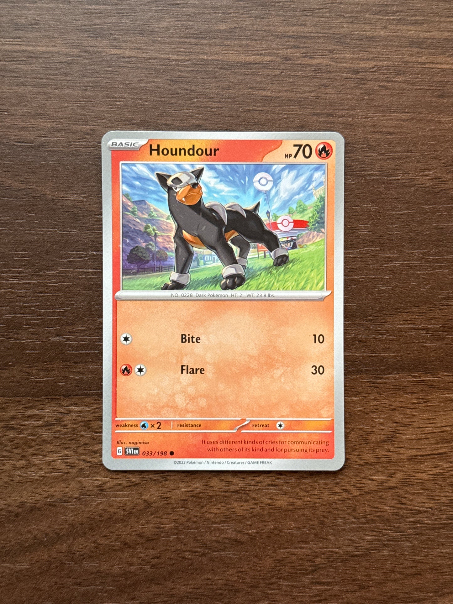 033/198 | Houndour Common | Scarlet & Violet Base