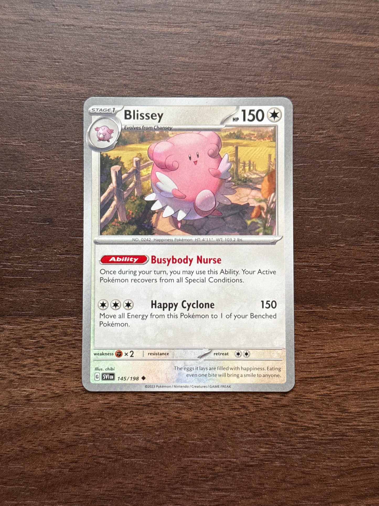 145/198 | Blissey Common | Scarlet & Violet Base
