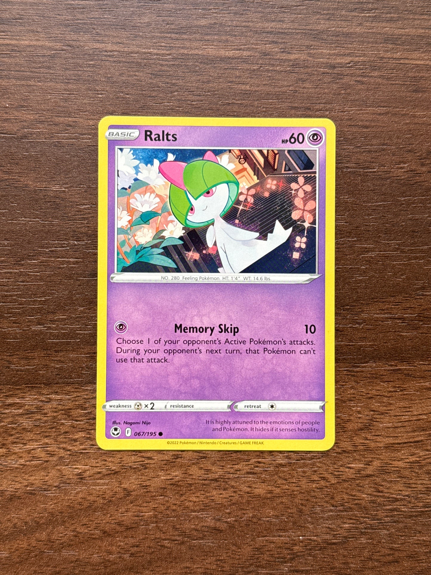 067/195 | Ralts Common | Silver Tempest