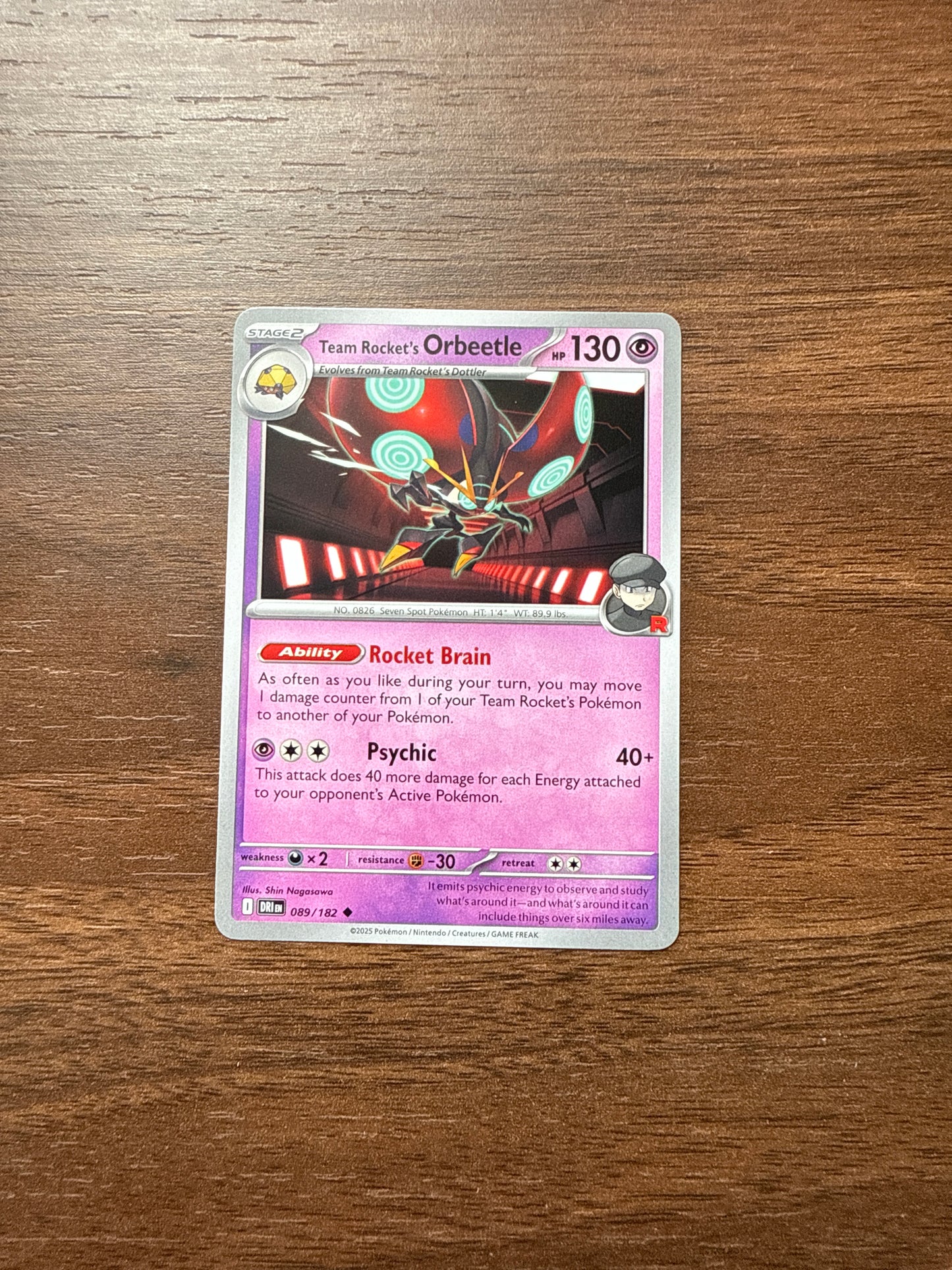 089/182 | Team Rocket’s Orbeetle Common | Destined Rivals