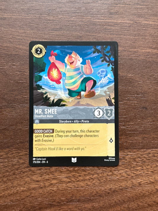 175/204 | Mr Smee Uncommon Card | Azurite Sea