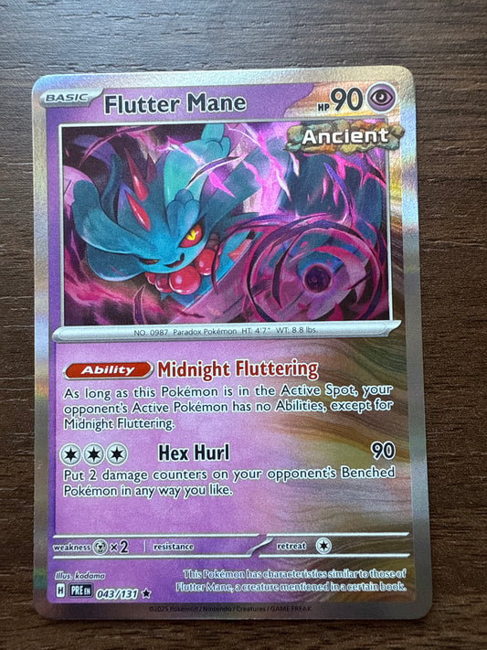 Flutter Mane Holo | Prismatic Evolutions | 043/131