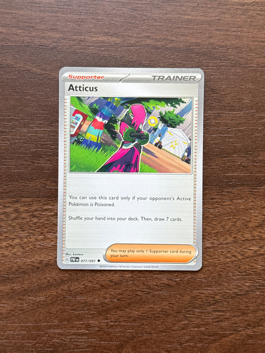 077/091 | Atticus Common | Paldean Fates