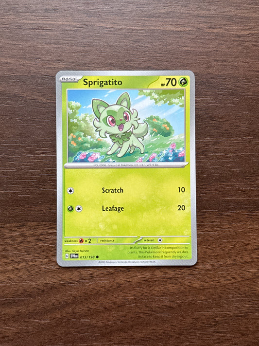 013/198 | Sprigatito Common | Scarlet & Violet Base