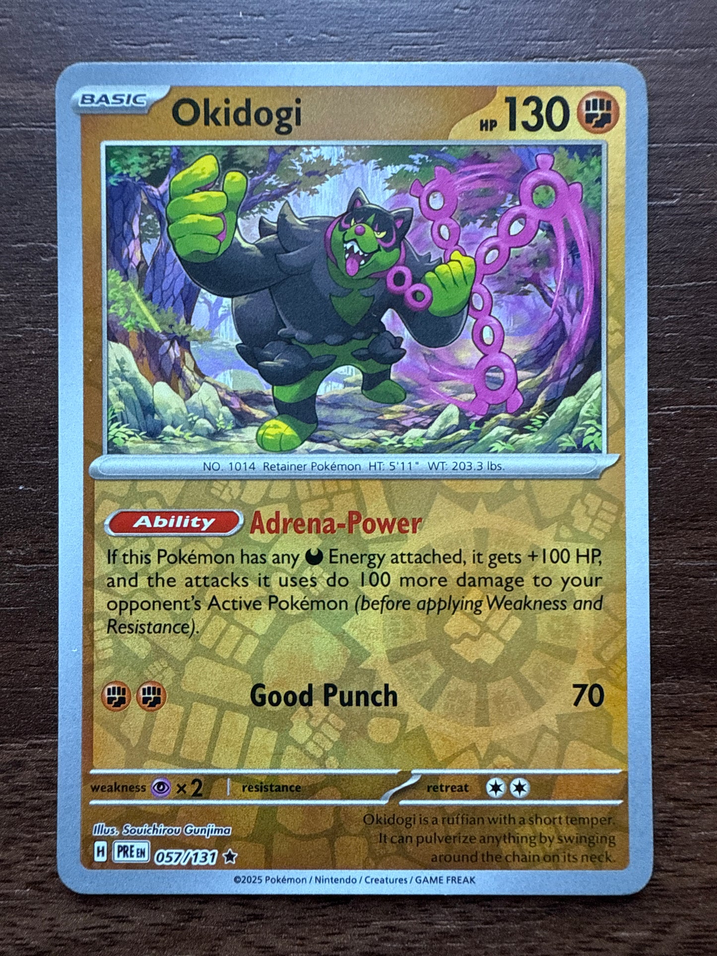 Okidogi Rev Holo | Prismatic Evolutions | 057/131