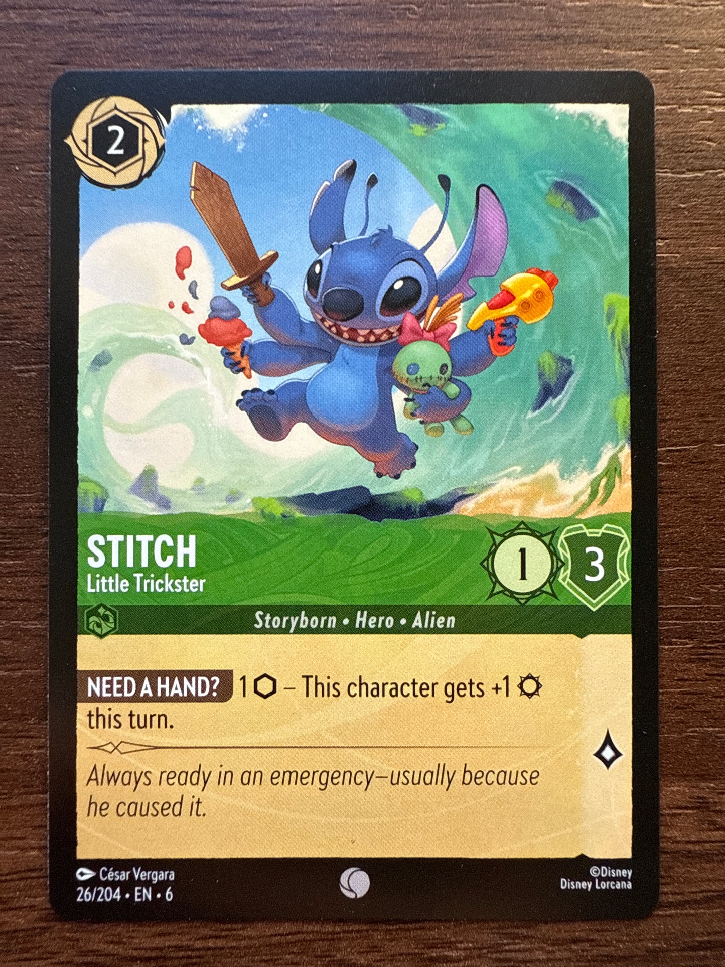 Stitch Common Card | Azurite Sea | 026/204