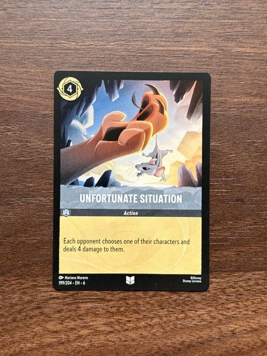 199/204 | Unfortunate Situation Uncommon Card | Azurite Sea