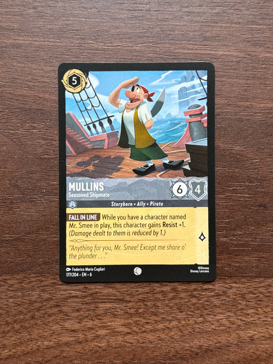 177/204 | Mullins Common Card | Azurite Sea