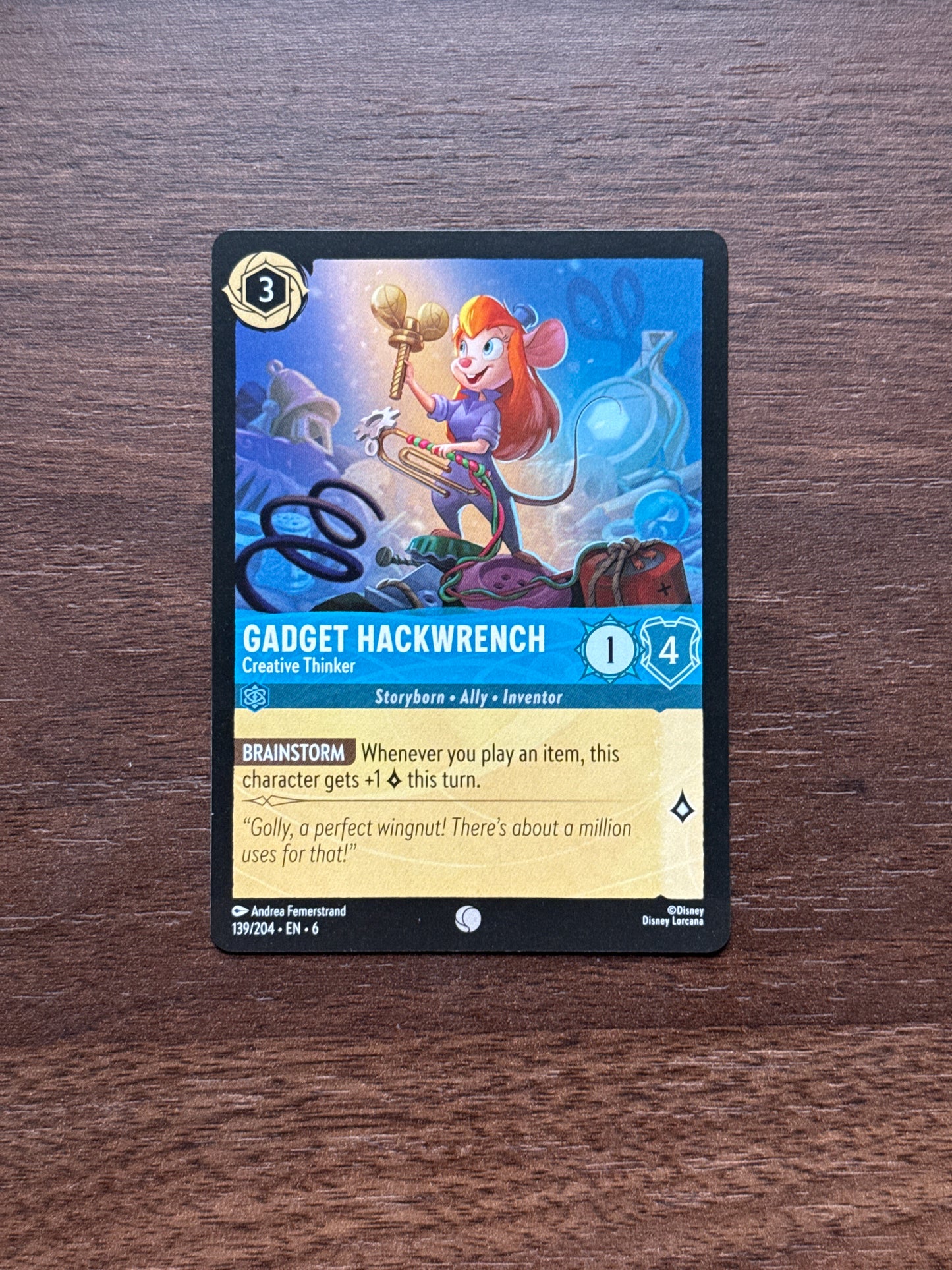 139/204 | Gadget Hackwrench Common Card | Azurite Sea