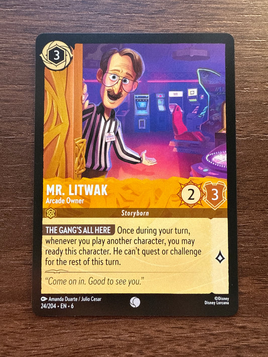 Mr Litwak Common Card | Azurite Sea | 024/204