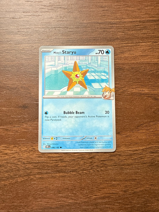 046/182 | Misty’s Staryu Common | Destined Rivals