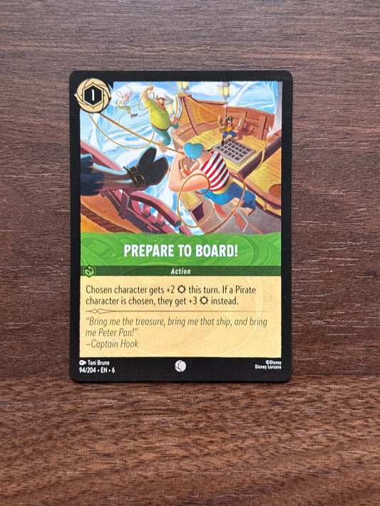 094/204 | Prepare To Board! Common Card | Azurite Sea