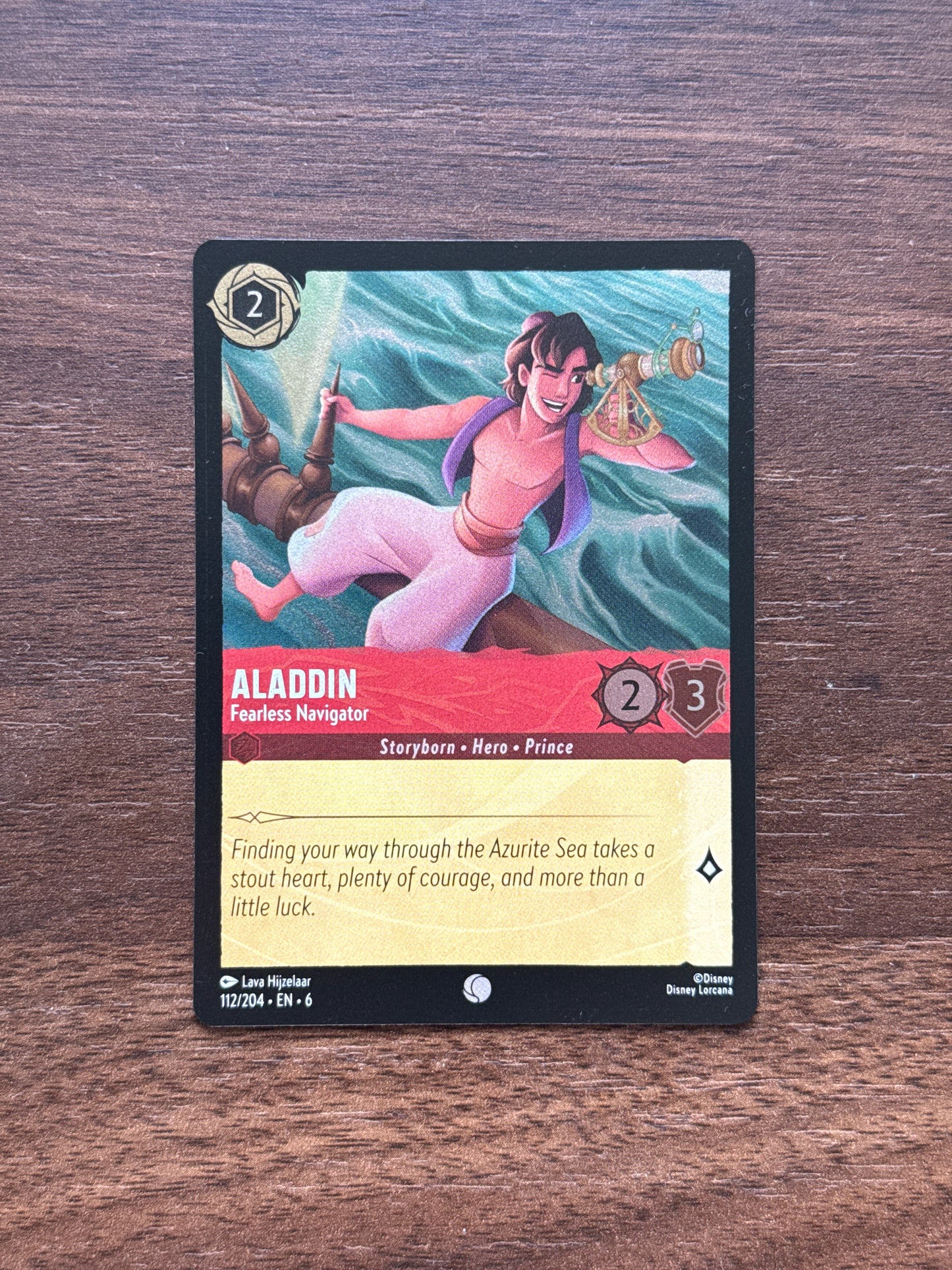 112/204 | FOIL Aladdin Common Card | Azurite Sea