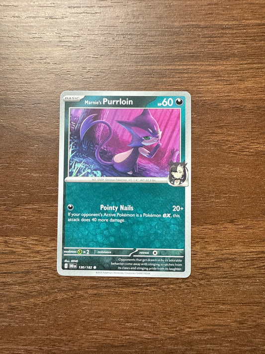 130/182 | Marnie’s Purrloin Common | Destined Rivals