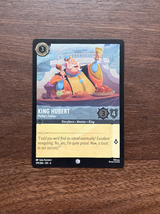 179/204 | King Hubert FOIL Common Card | Azurite Sea