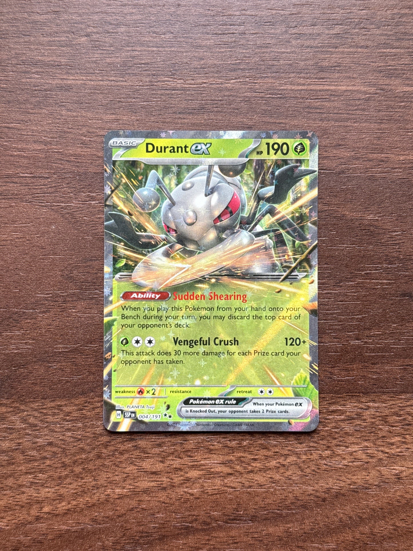 004/191 | Durant Ex Double Rare | Surging Sparks
