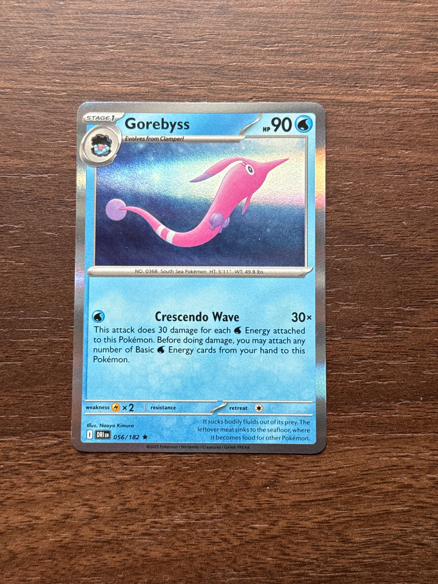 056/182 | Gorebyss Holo | Destined Rivals