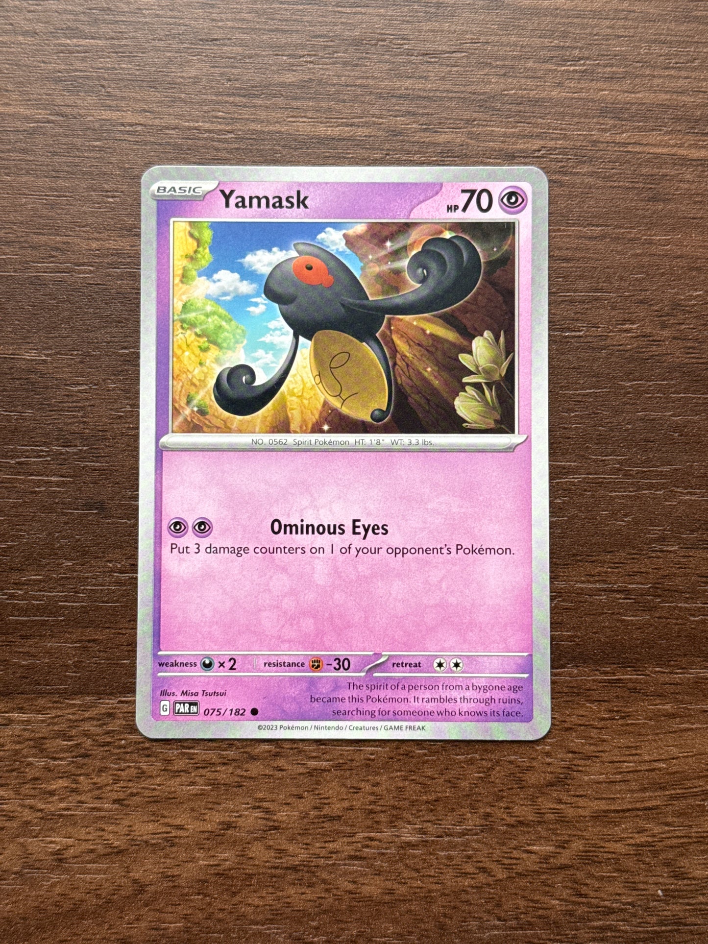 075/182 | Yamask Common | Paradox Rift