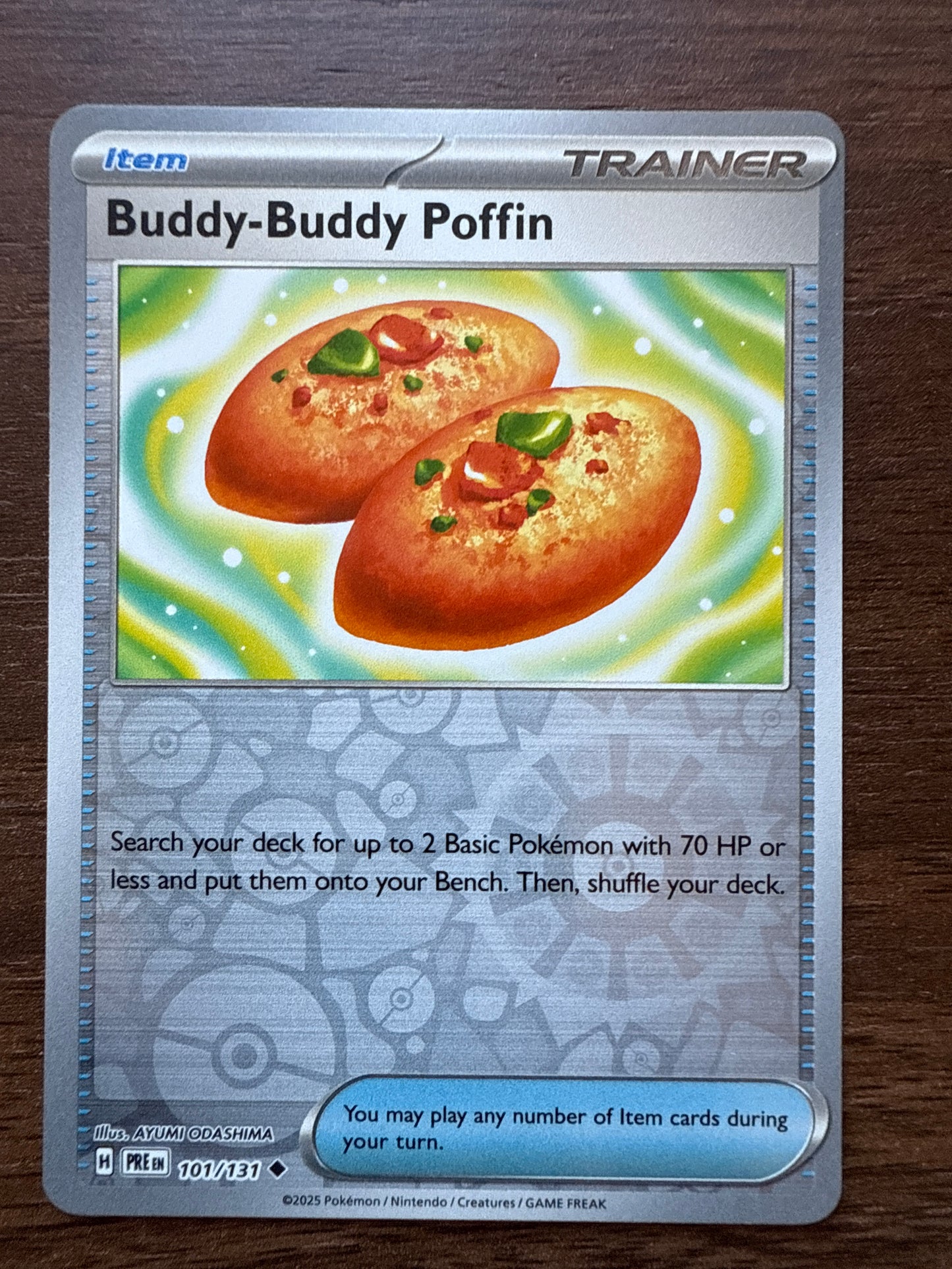 Buddy-Buddy Poffin Rev Holo | Prismatic Evolutions | 101/131