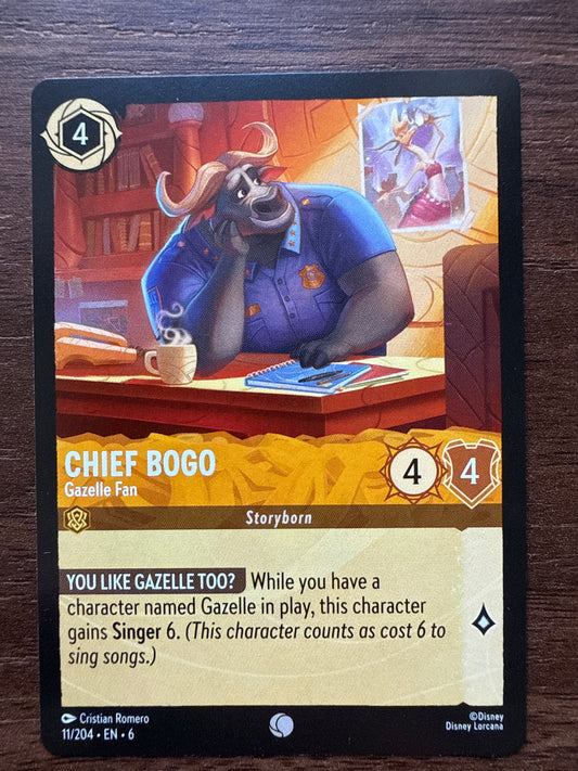 Chief Bogo Common Card | Azurite Sea | 011/204