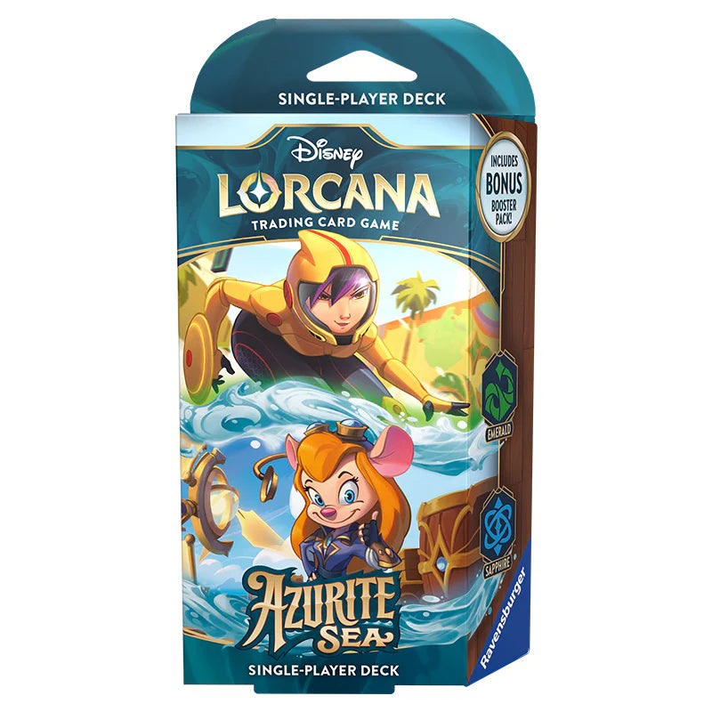 Disney Lorcana | Azurite Sea Starter Deck - Go Go Tomago & Gadget Hackwrench