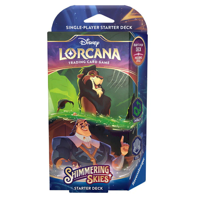 Disney Lorcana | Shimmering Skies Starter Deck - Scar & Kronk