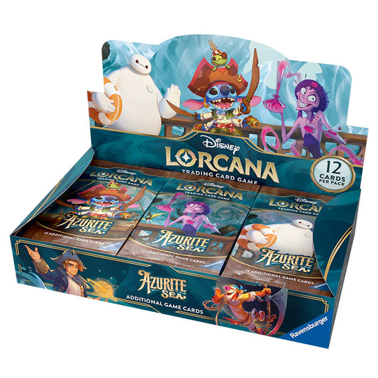 Disney Lorcana | Azurite Sea Booster Box (24 Packs)