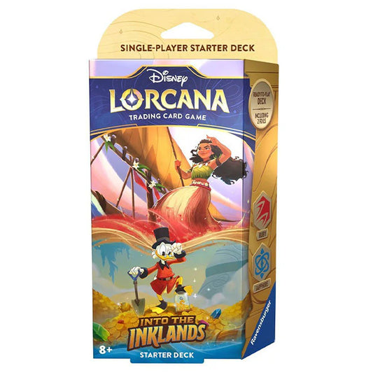 Disney Lorcana | Into The Inklands Starter Deck - Moana & Scrooge McDuck