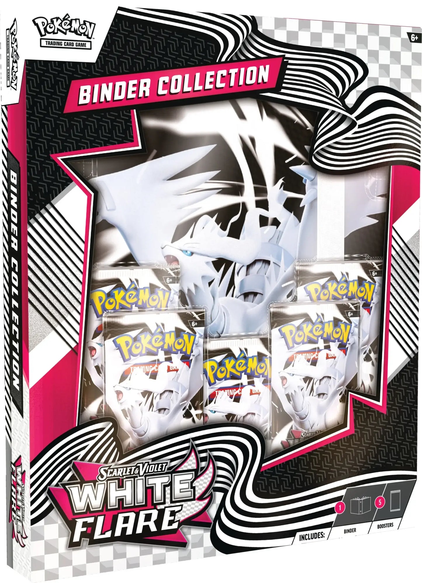 Pokemon Trading Card Game: White Flare Binder Collection, Binder & Booster Packs